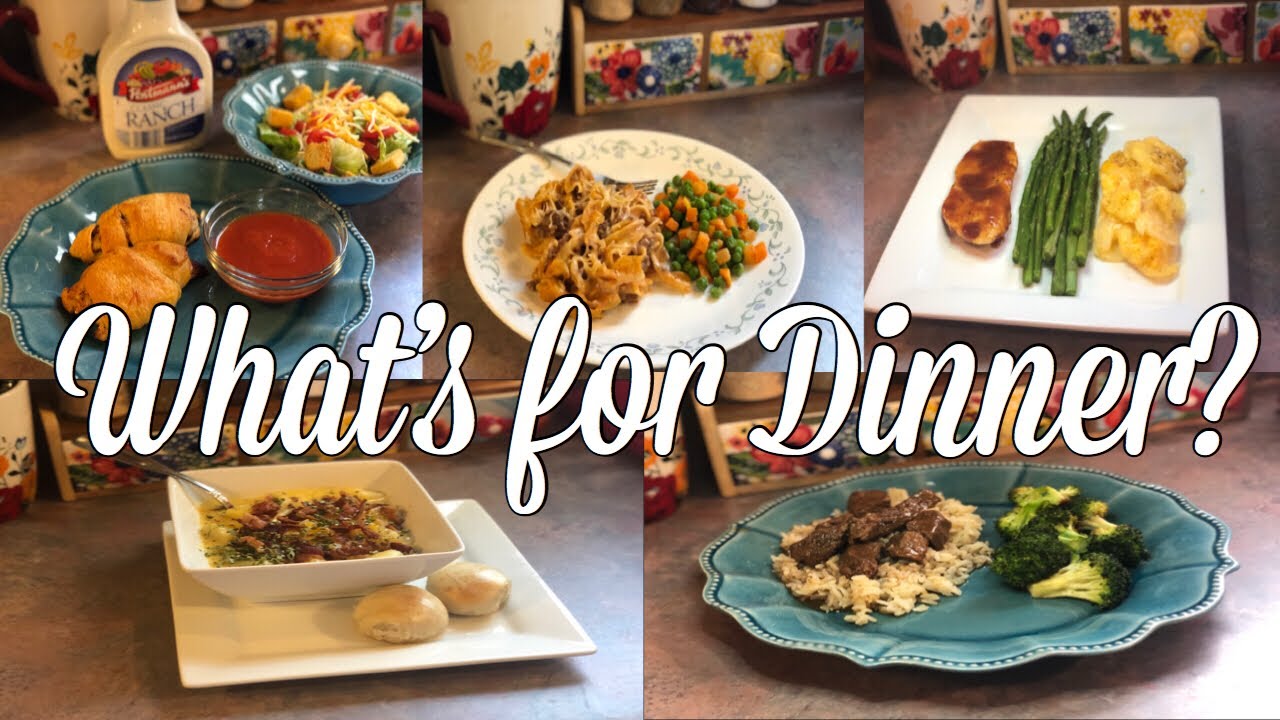 What’s for Dinner?| Easy & Budget Friendly Family Meal Ideas| April 1-7, 2019