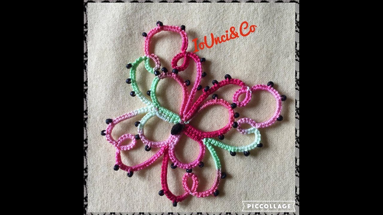 Tutorial farfalla chiacchierino ad ago Parte 2