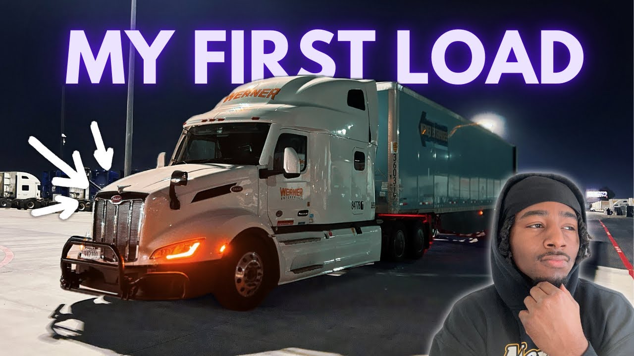 First Load As A 21 Year Old Werner Truck Driver....Road Trip!