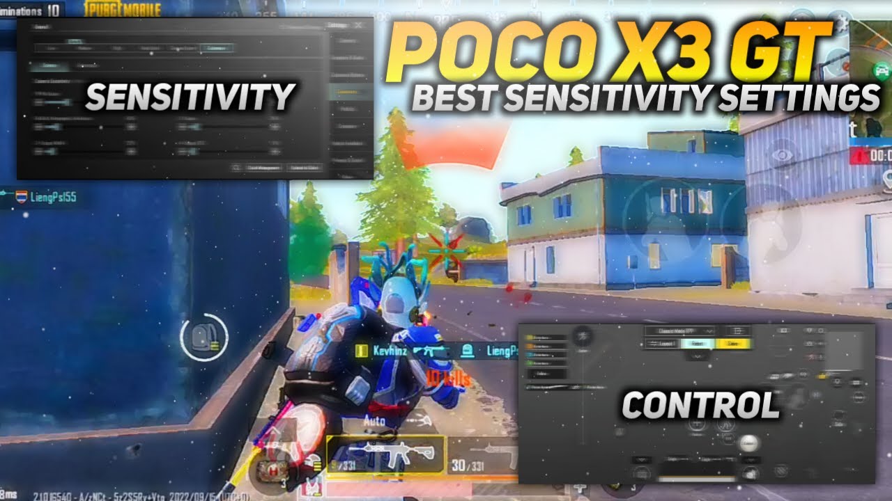 POCO X3 GT BEST SENSITIVITY | POCO X3 GT PUBG Mobile