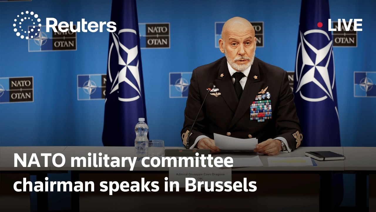 LIVE: NATO military committee chairman speaks in Brussels