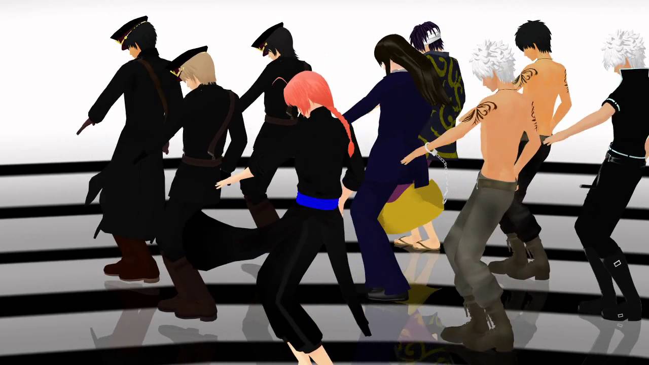 【MMD銀魂】副長と愉快な仲間たちに癒されたい【Elektrika】