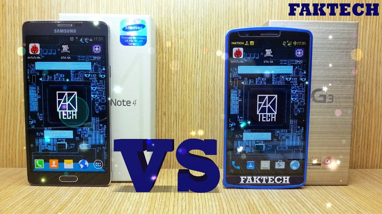 Galaxy Note 4 Vs Lg G3 Karşılaştırması