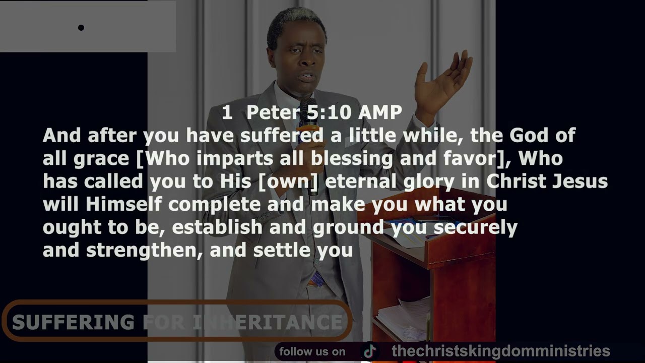 SUFFERING FOR INHERITANCE/ PART 3 - Kamugisha Raymond Pr