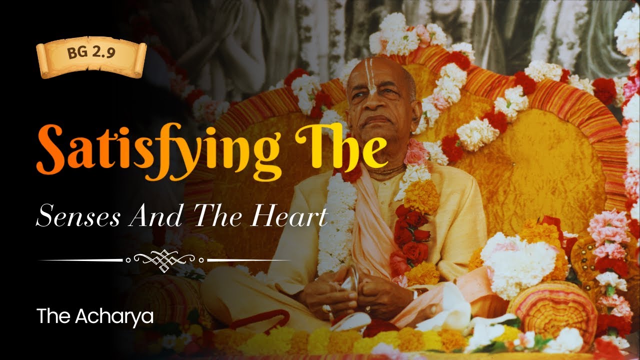 Satisfying Senses And Heart | BG 2.9 | London, England | Srila Prabhupada