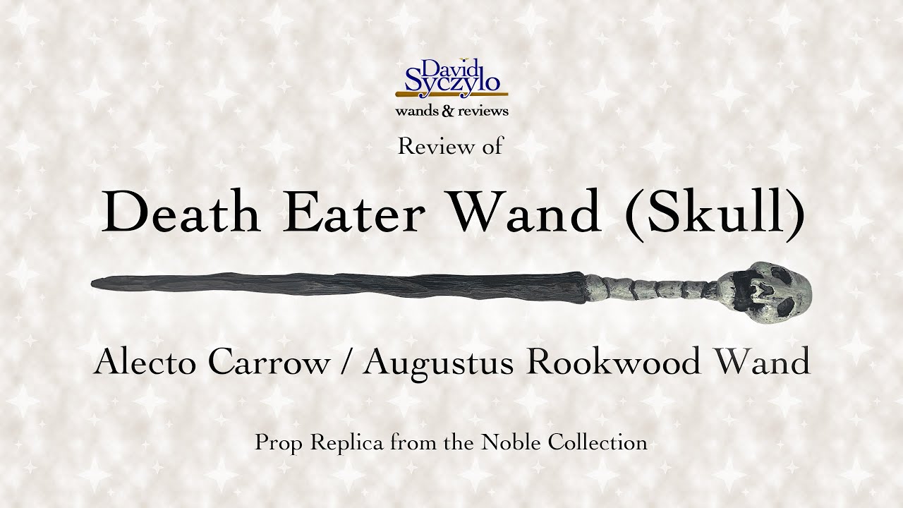 Death Eater Skull Wand - The Noble Collection