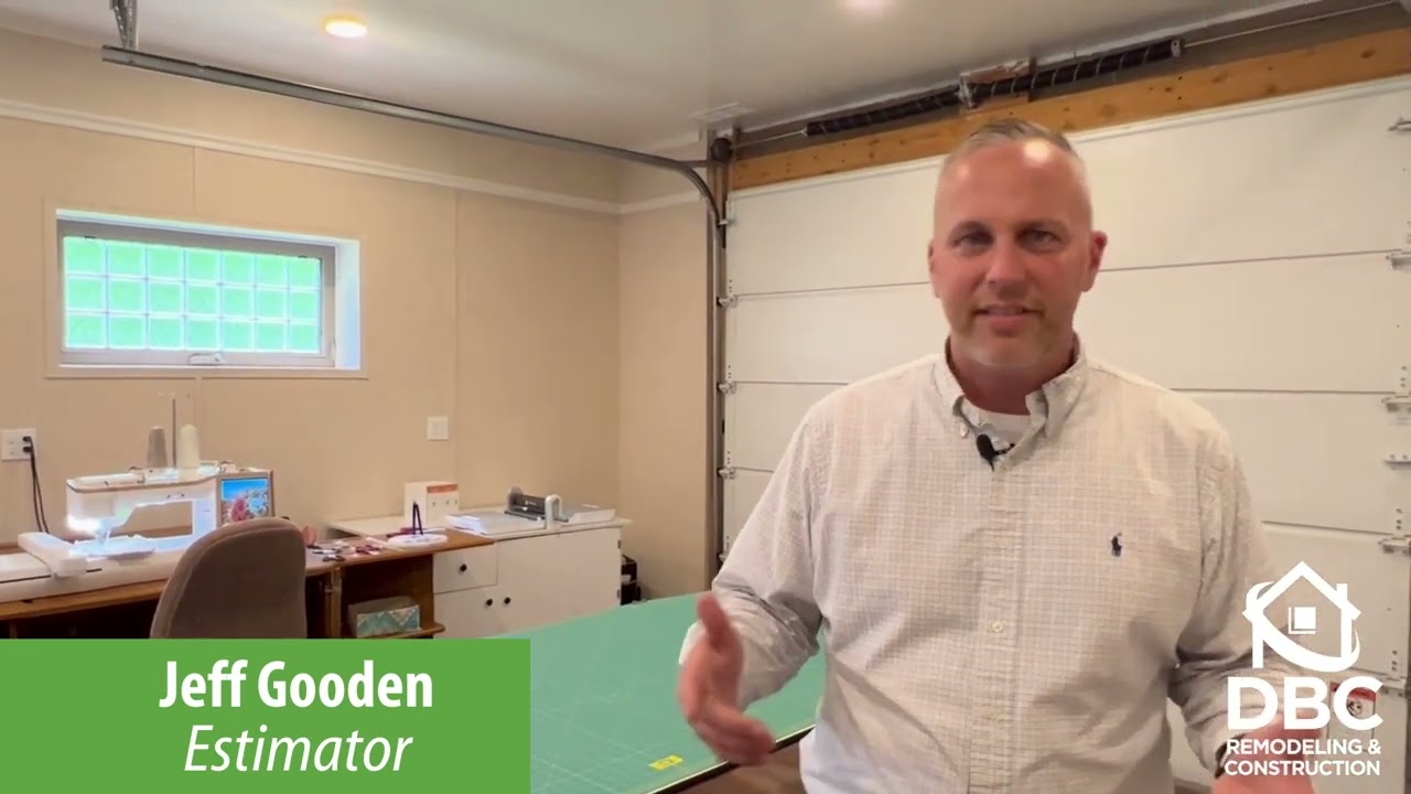 Jeff Explains Waterford EverLast Garage Sewing Studio Makeover