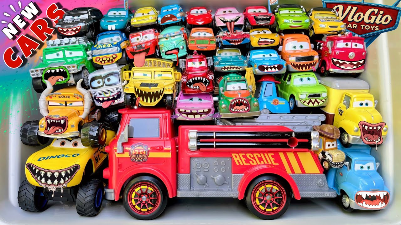 Disney Pixar Cars Unboxing Review | Lightning McQueen, Tow Mater, Doc Hudson, Sally Carrera, Cruz