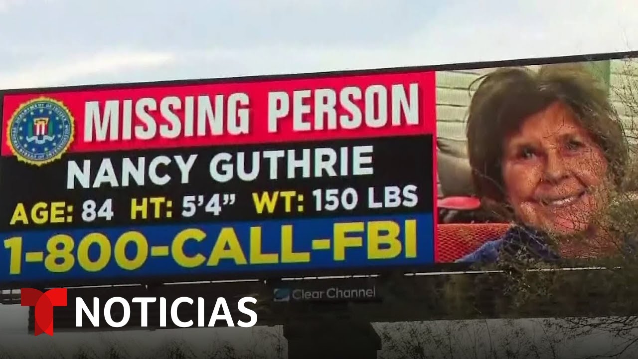 El FBI revela que recibió miles de posibles pistas en el caso de Nancy Guthrie | Noticias Telemundo