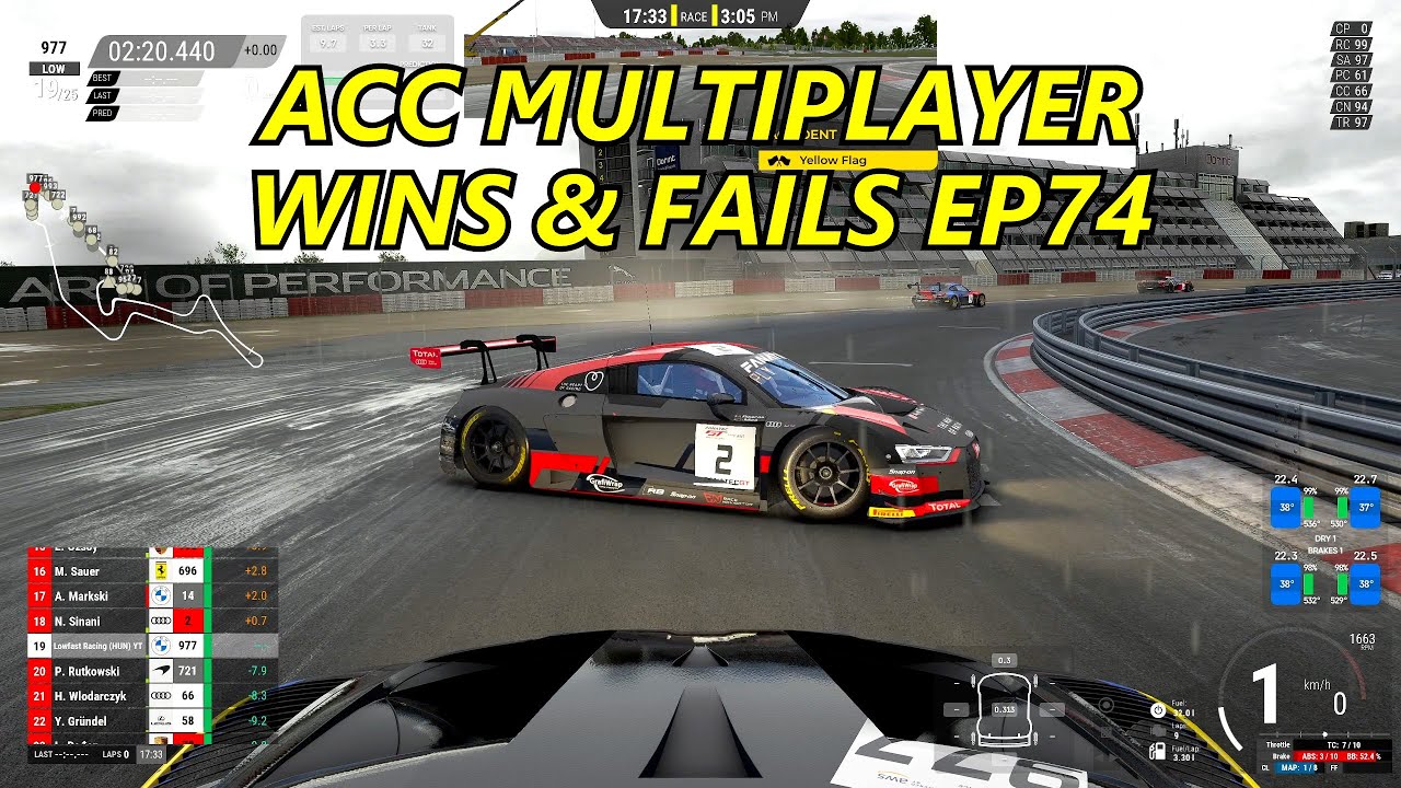 LOWlights Of ACC Multiplayer EP74 (Assetto Corsa Competizione)