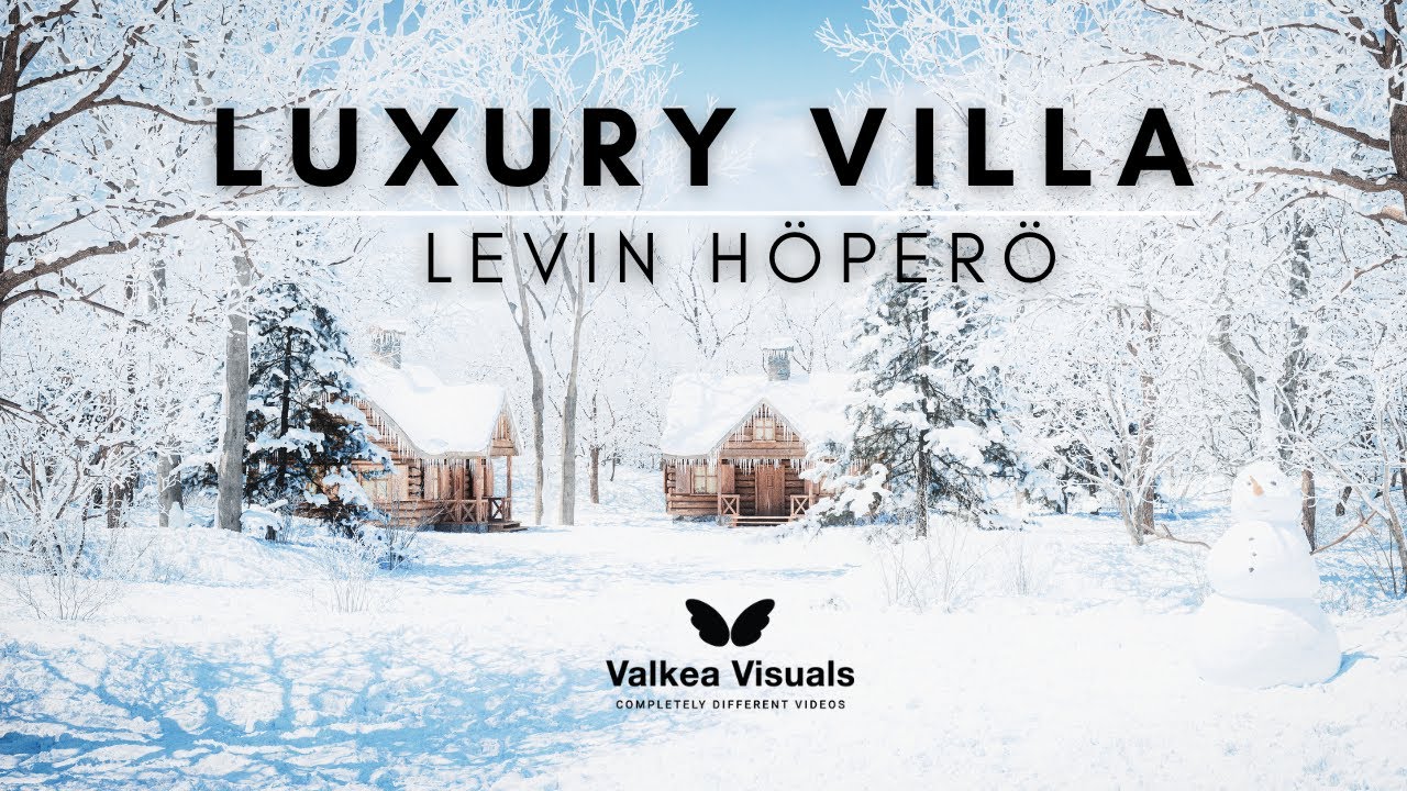 Luksushuvila Levin Höperö – Upea FPV Drone -esittely Lapin luonnon keskellä