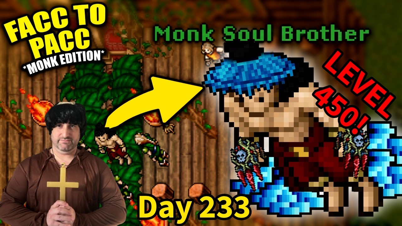 Monk Free Account to Premium Challenge Day 233 (LEVEL 450!)