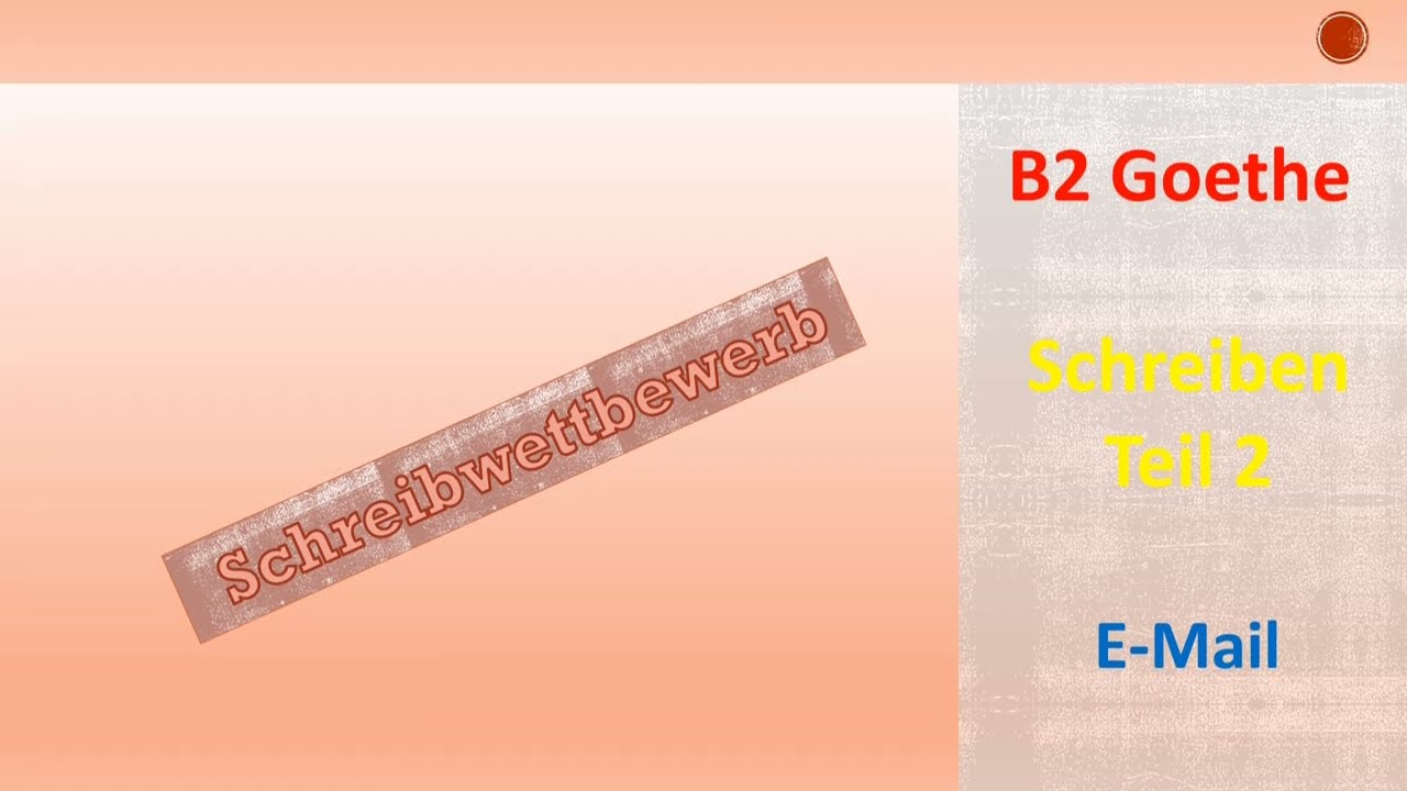Schreibwettbewerb  #schreiben  #teil2 #goethe #b2 #prüfungsvorbereitung