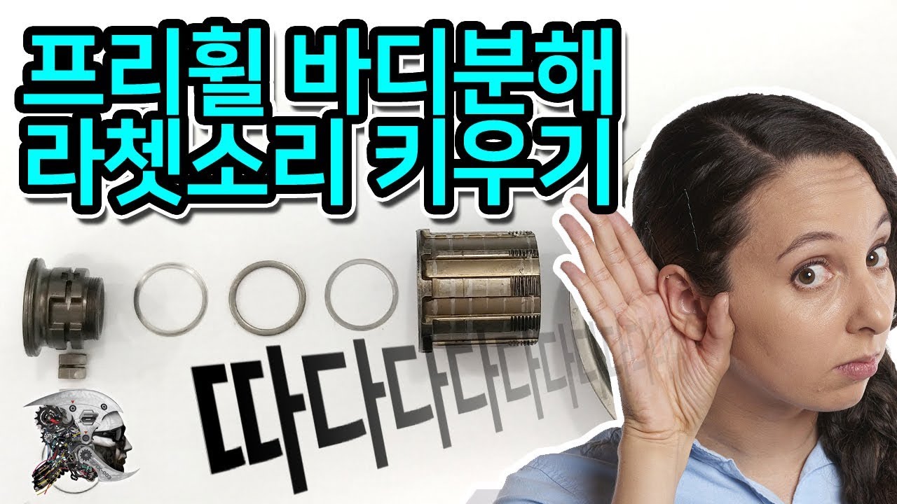 201. 프리허브바디 분해해서 라쳇소리 키우기(Loud ratchet sound in rear hub)