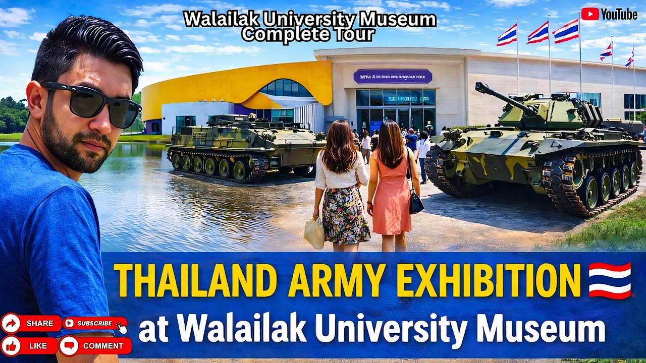 Walailak University Sirin Museum Tour |พิพิธภัณฑ์เทพรัตนฯ | Thailand Army Exhibition | 4K
