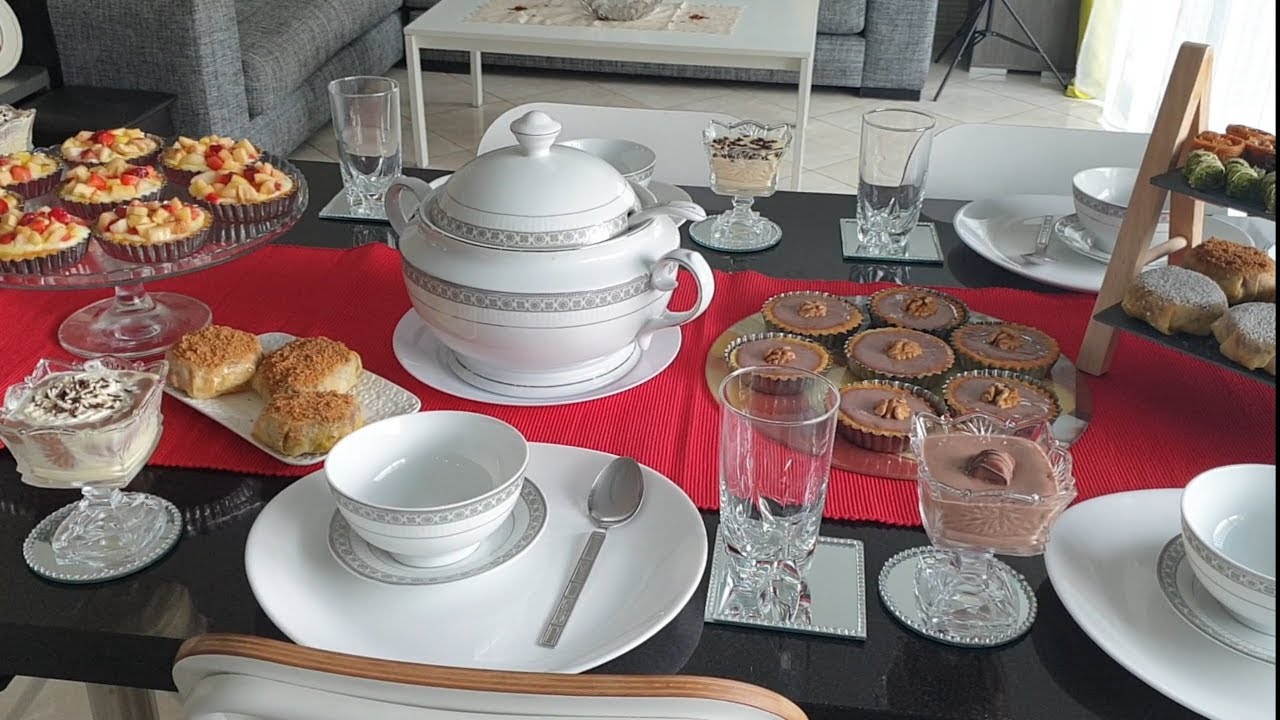 المائدة الرمضانية لليوم الاول مع بعض النصائح   Premier jour du Ramadan