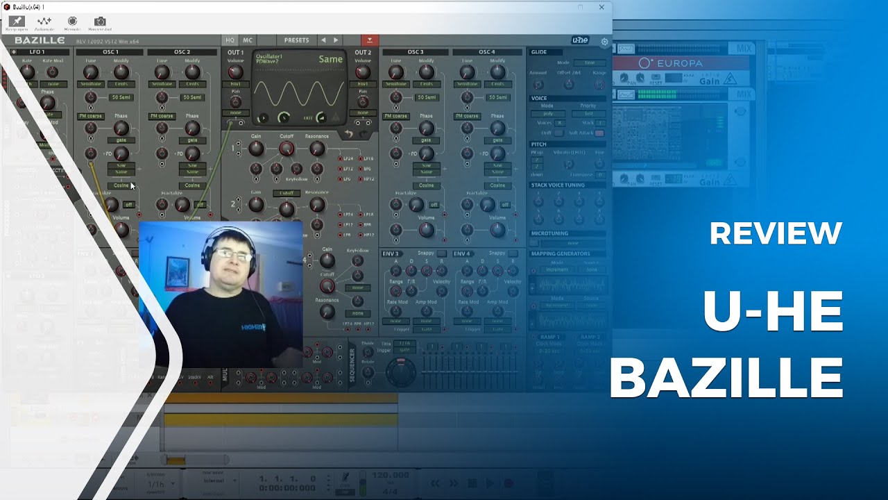 Обзор модульного синтезатора u-he Bazille