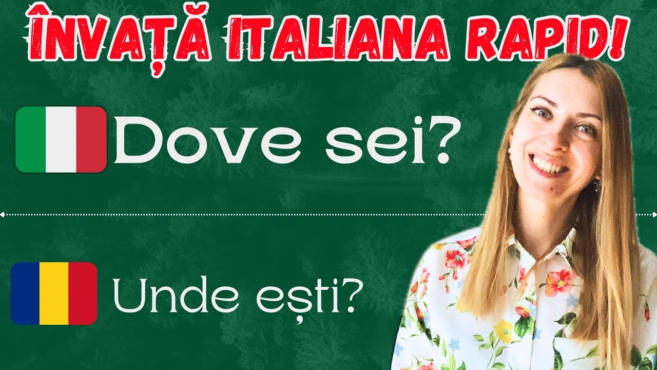 30 de întrebări esențiale în italiană: DOVE …? (Unde …?) 🇮🇹 
