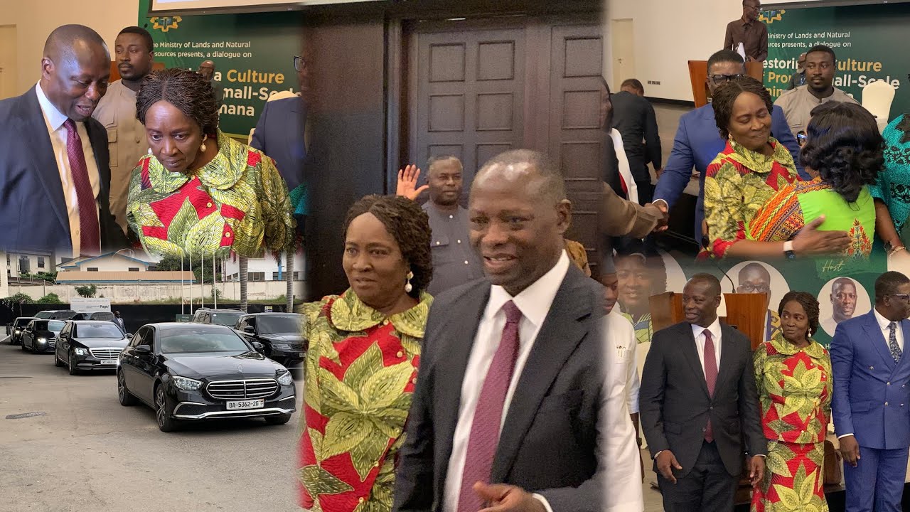 Vice Prez Prof Naana Agyemang joined Land & Natural resources min. to fight & restructure GALAMSEY
