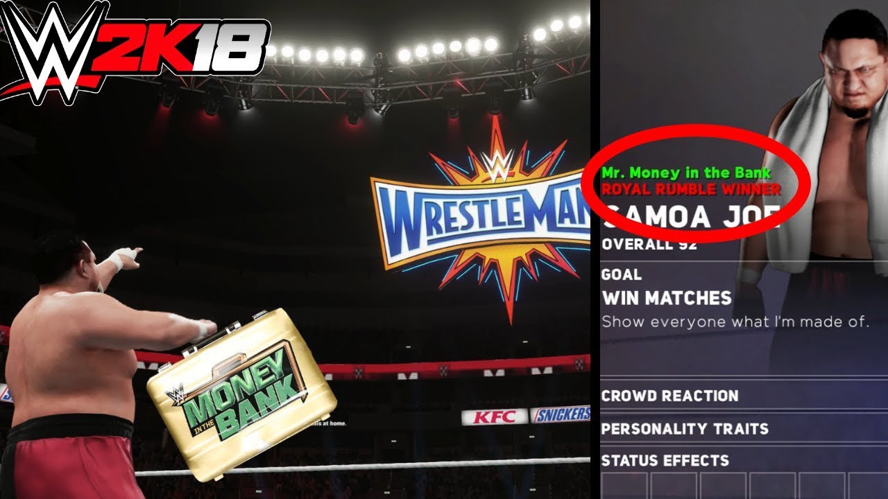 WWE 2K18: What Happens If You Win The Royal Rumble & Money In The Bank?