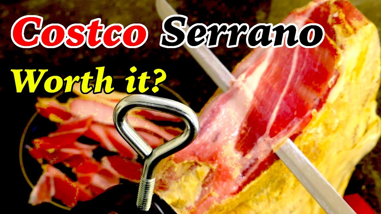 Обзор хамона Серрано от Costco (цельный хамон!) Откройте коробку и попробуйте