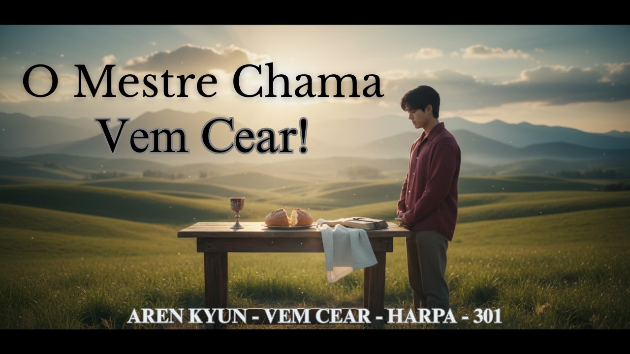Hino da Harpa 301 Vem Cear - Lindo Louvor de Adoração ao Rei - Aren Kyun Hino Gospel O Mestre Chama