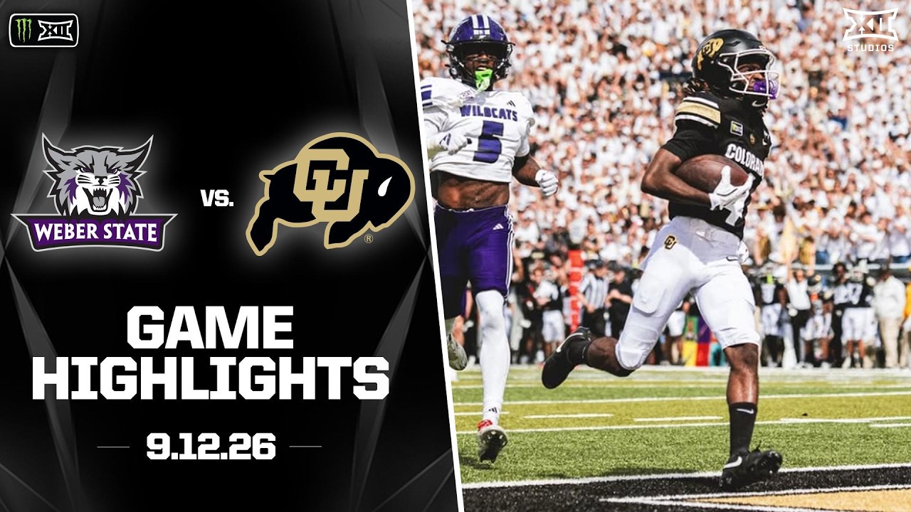 Weber State vs. Colorado Highlights | 2026 Monster Energy Big 12 Football