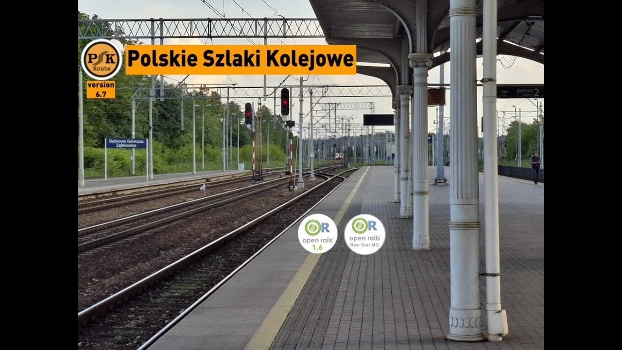 Open Rails L PSK #10 - IC116 SILESIA Warszawa - Zawiercie - Katowice - Praha