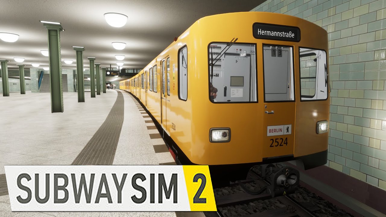 SubwaySim 2 NEUER ZUG für Berliner U-Bahnlinie U 8 kostenlos erhältlich! SubwaySim 2 Gameplay