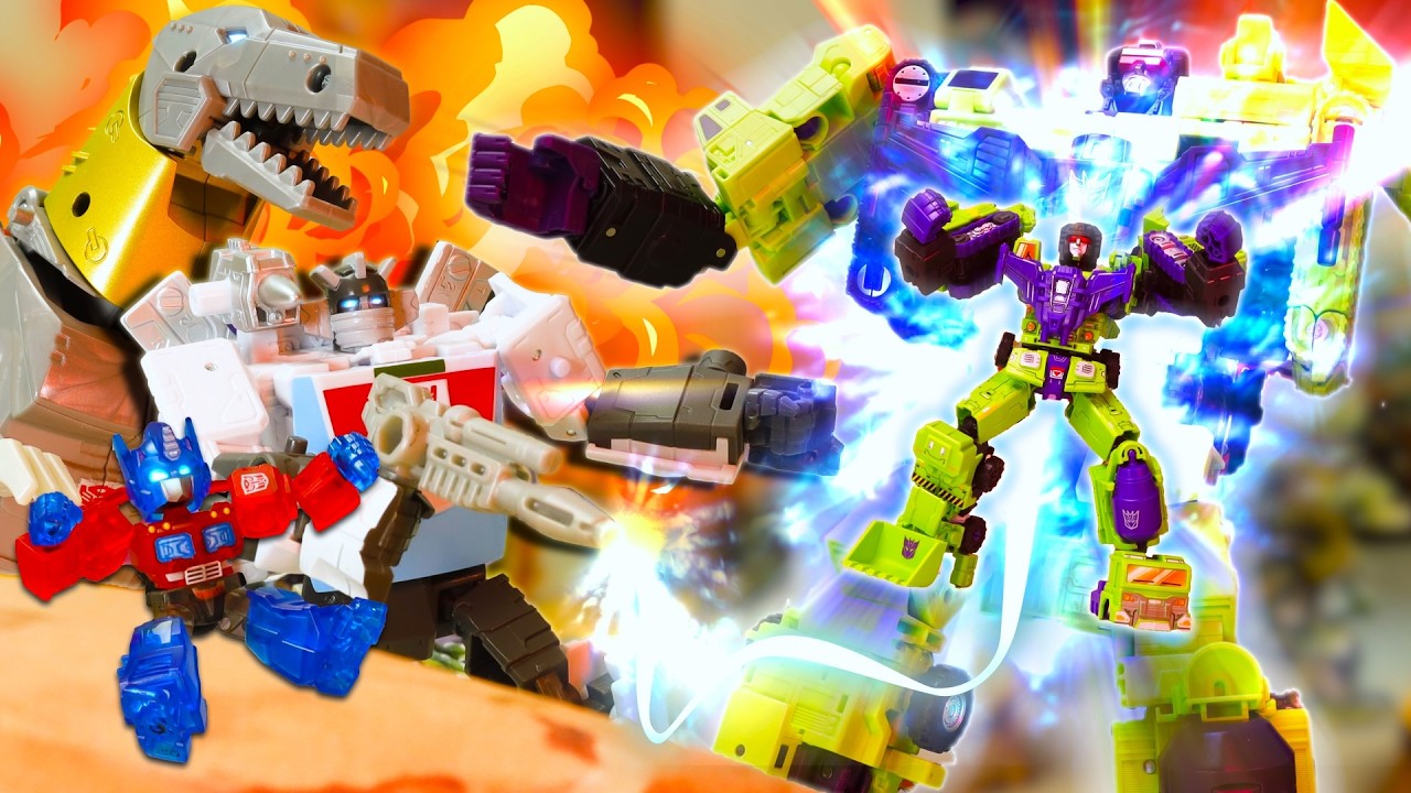Wheeljack shrinks Devastator | Transformers Stop Motion Comedy | Transforverse Adventures |