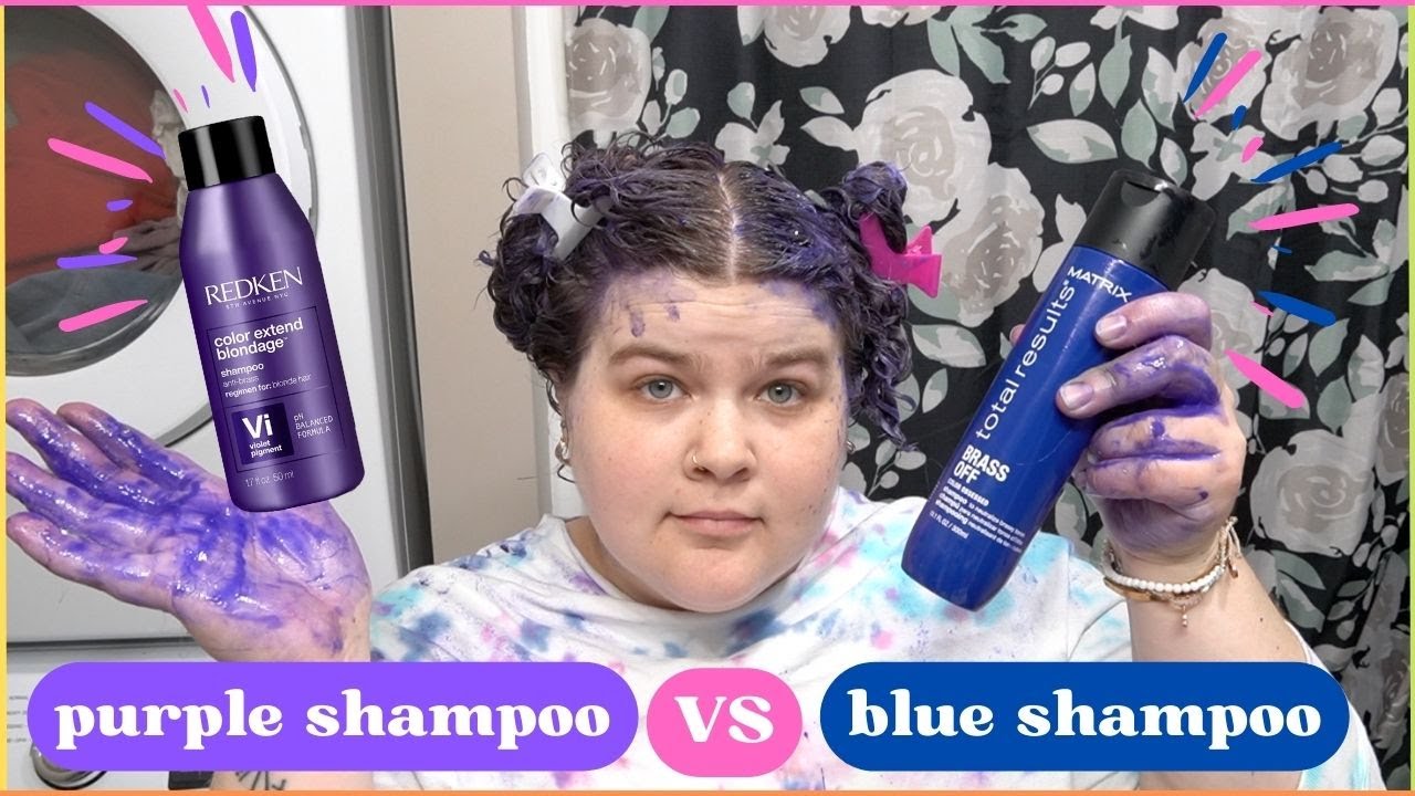 Blue Shampoo VS Purple Shampoo