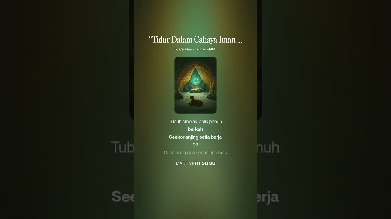 “Tidur Dalam Cahaya Iman_Ashabul Kahfi