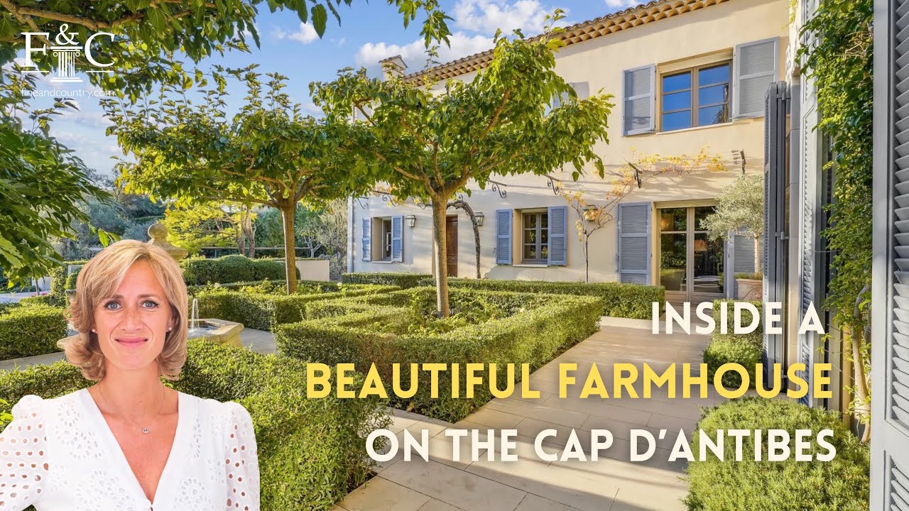 Inside a Beautiful Farmhouse on the Cap d'Antibes