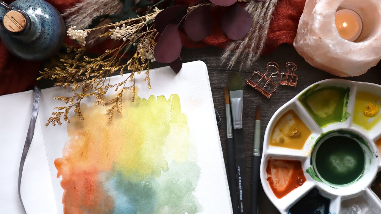 Sketchbook Stream | Cozy Autumn Watercolor Painting