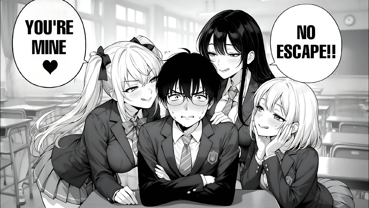 He Just Wanted a QUIET LIFE… But The THREE BEAUTIES of The SCHOOL FELL for Him Anyway! – Manga Recap