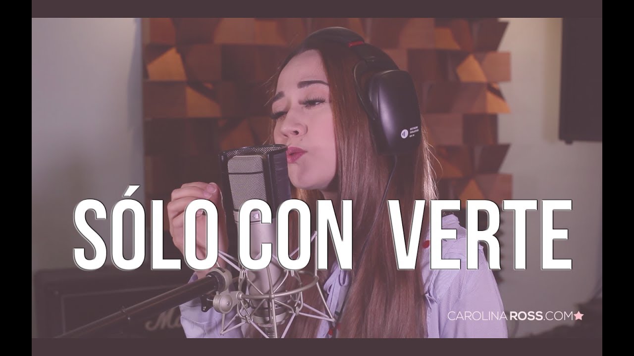 Sólo con verte - Banda MS (Carolina Ross cover) En Vivo Sesión Estudio