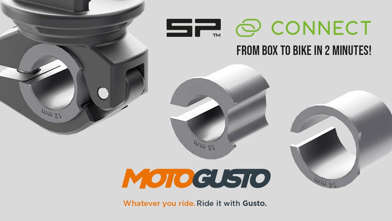 MotoGusto installs the SP Connect Mirror Mount System