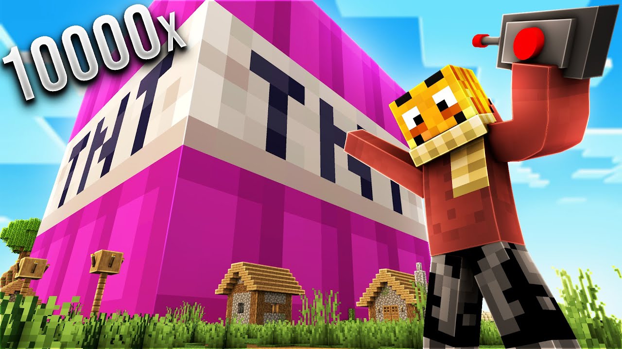 Dieses TNT explodiert 10.000x STÄRKER als normales Minecraft TNT