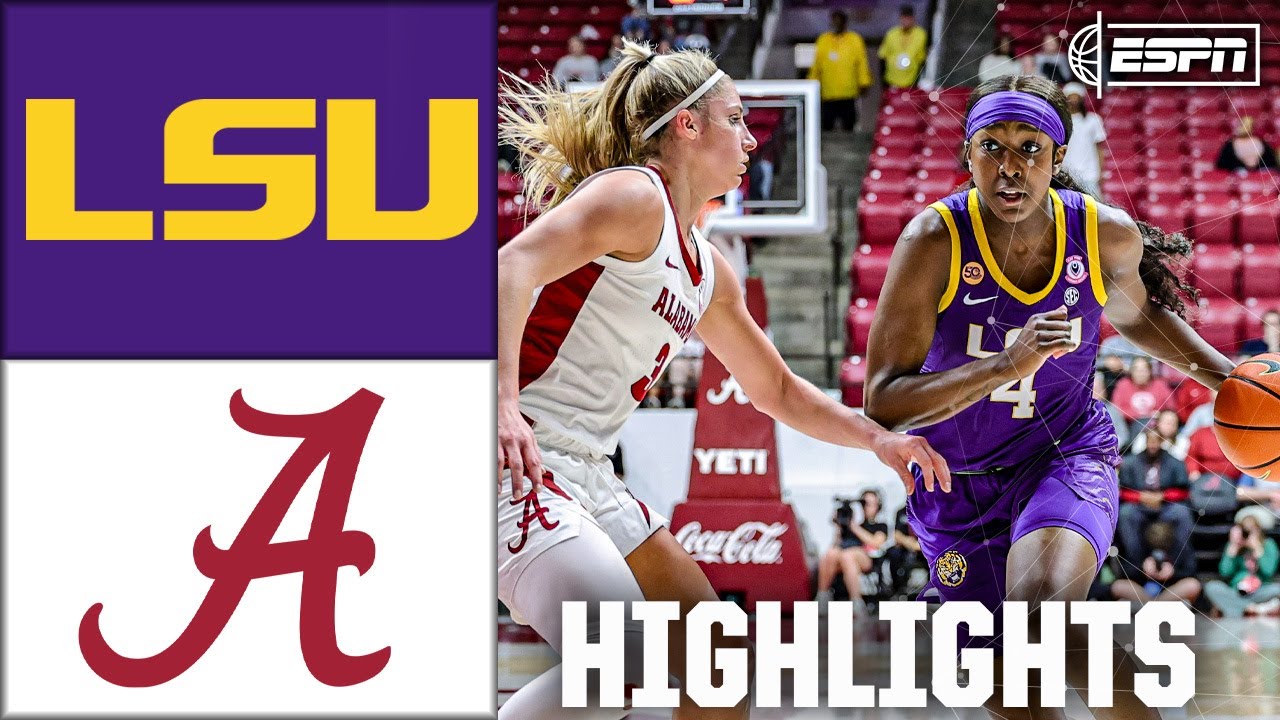 LSU Tigers vs. Alabama Crimson Tide | Full Game Highlights | ESPN College Basketball