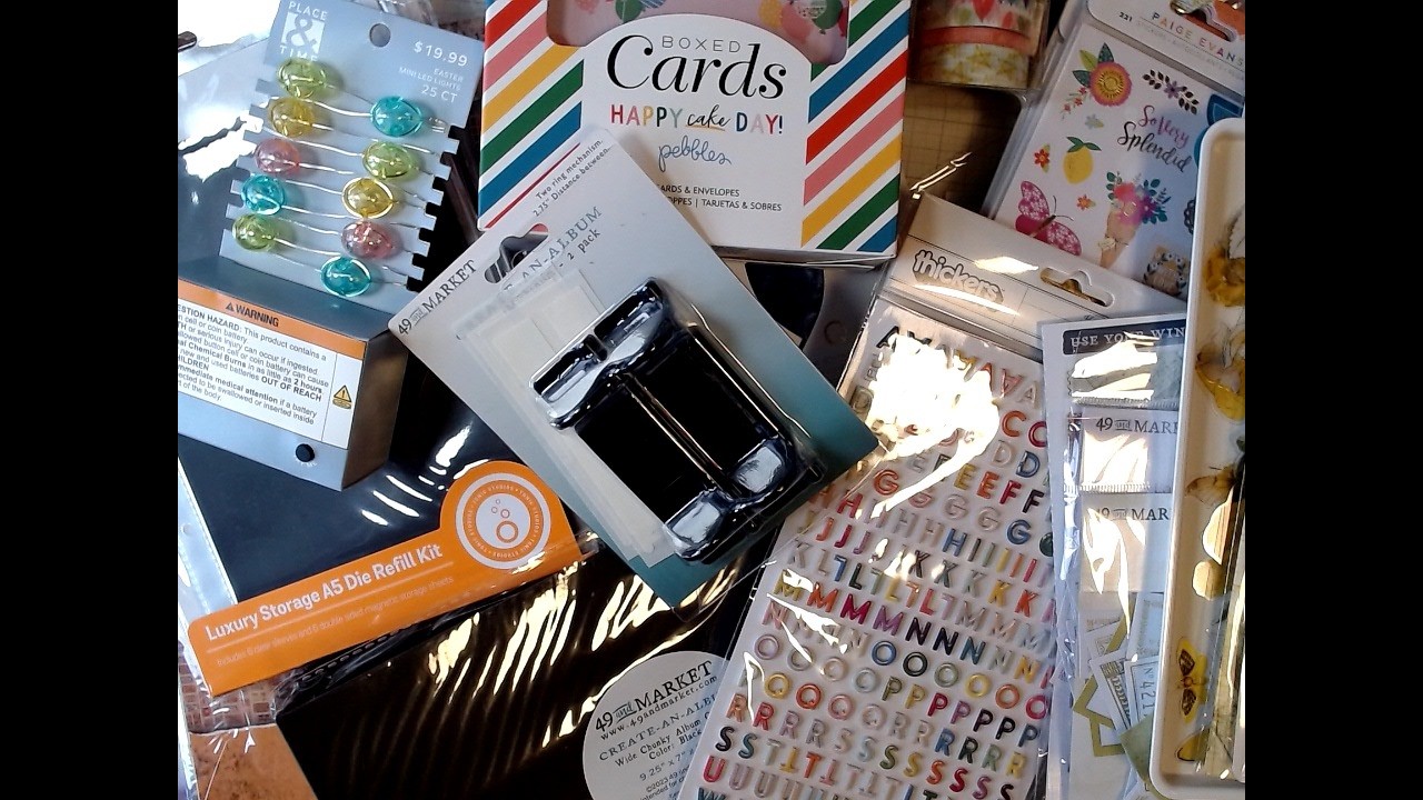 Come See My Fun Crafty Haul from OfficeSupply.com, Ollie's and gypsyscraftnook.com! March 7, 2026