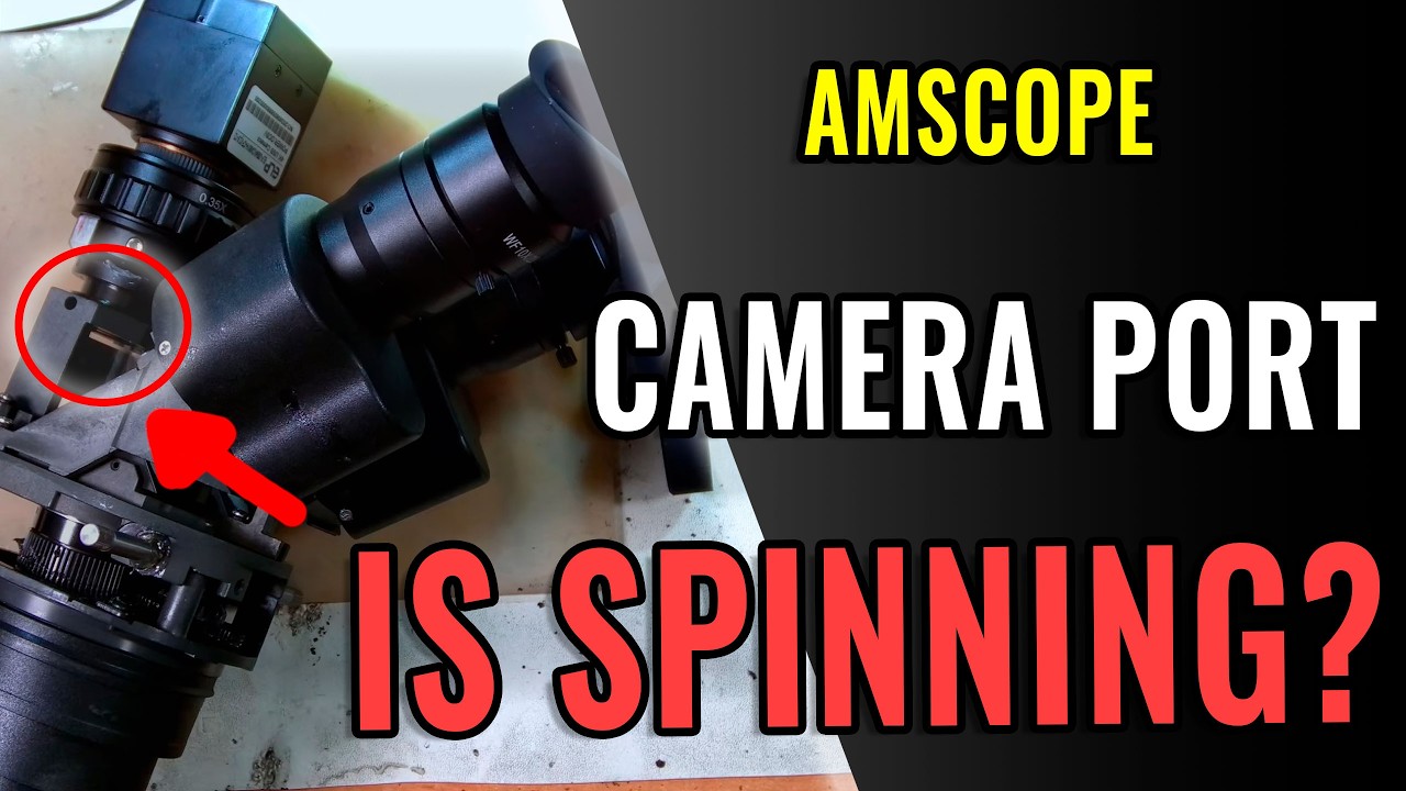 Не сломайте свой AmScope! Устраните проблему с вращающимся портом камеры (SM745NTP)