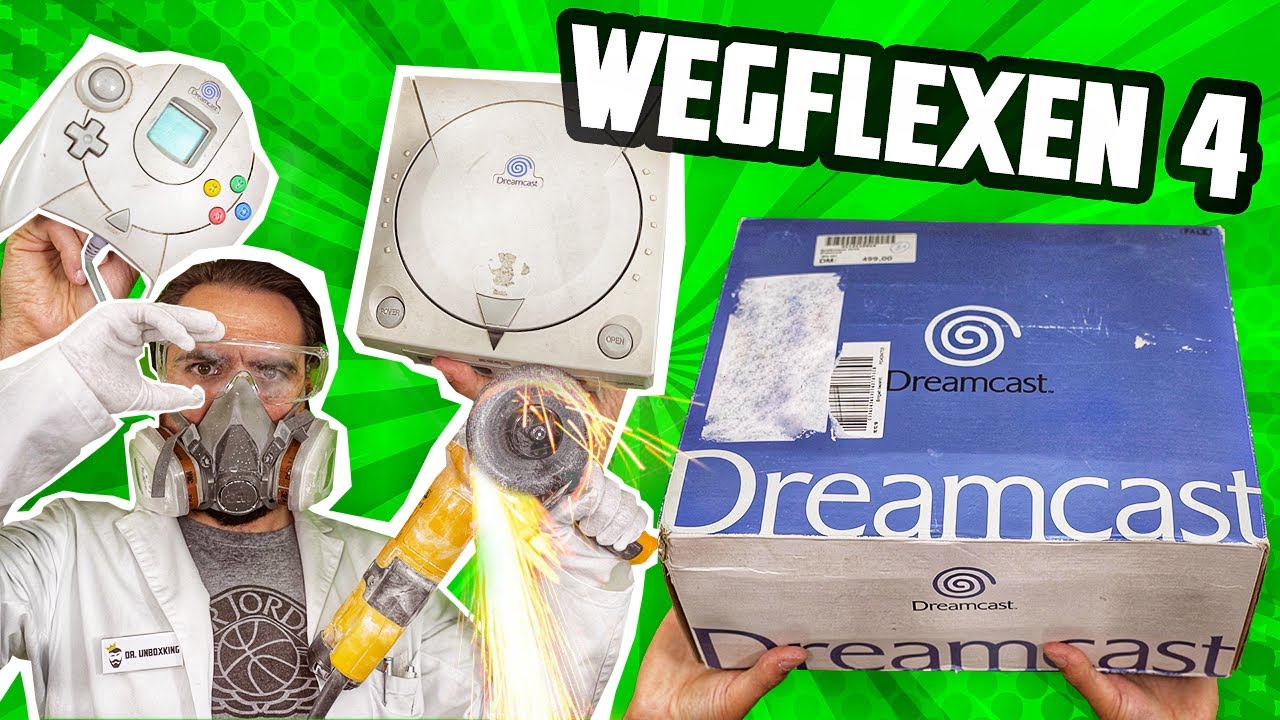 Einst die stärkste Konsole der Welt ausgepackt und aufgeschraubt Sega Dreamcast! WEGFLEXEN 4 🧨