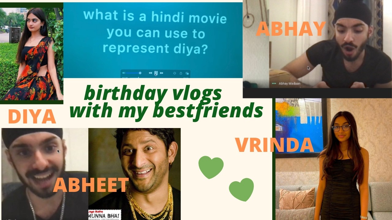 planning birthday gifts for my friends