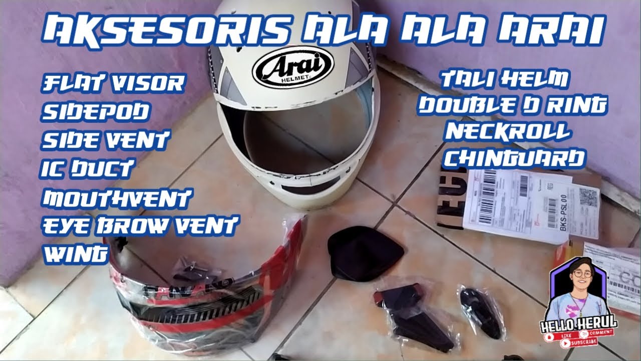 Aksesoris ala ala arai | repaint ala ala arai #2