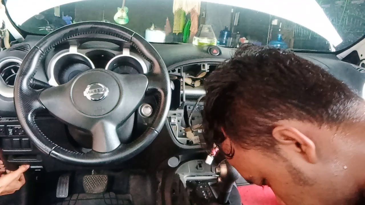Cara Buka dasbord Nissan juke - tanpa buka stir(ac bocor)