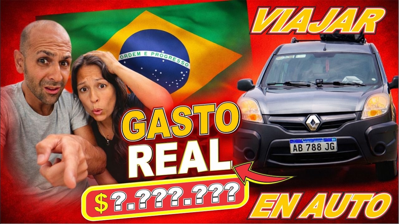 👉 ¿Cuánto cuesta viajar en auto Brasil? El GASTO minimo REAL 🚗💸 nadie lo cuenta --