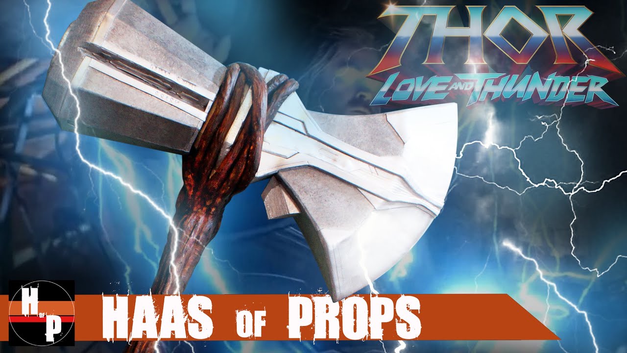 How to make Thor's Stormbreaker from Love and Thunder out of EVA Foam | Marvel Studios THOR 4