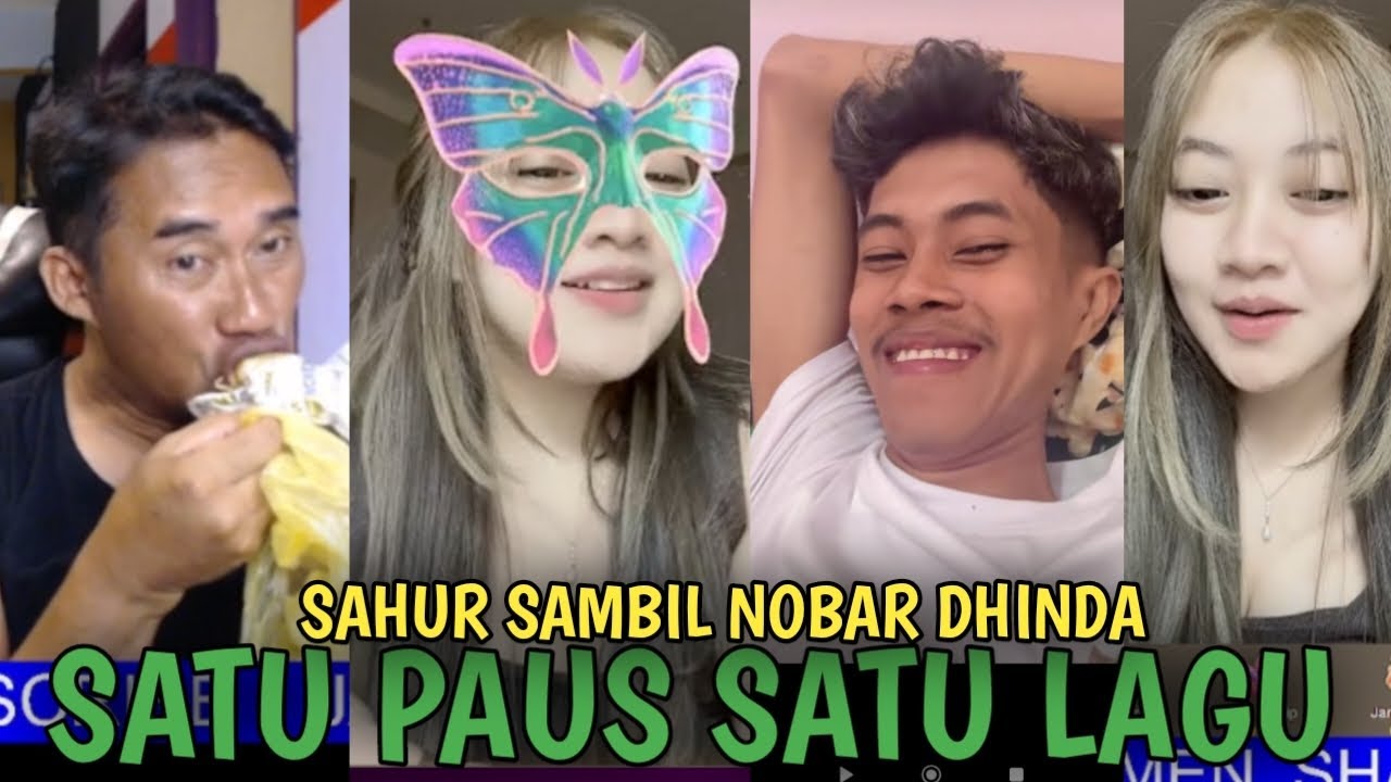 Sahur sambil nobar dhinda, satu paus satu lagu mas iyun