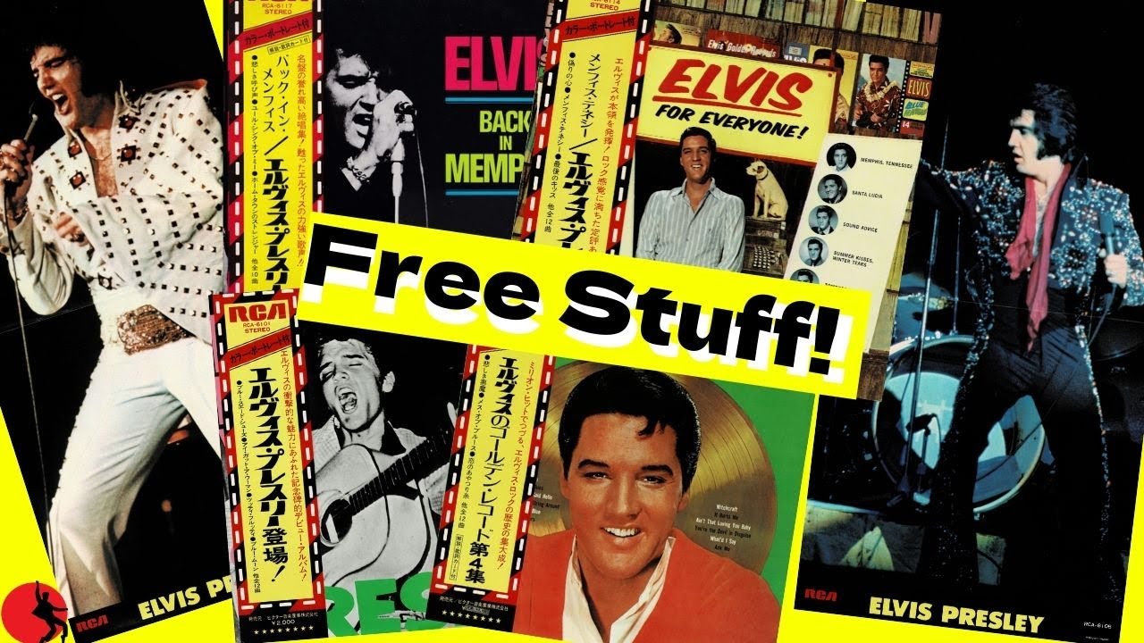 The 1973 Poster Series LPs // Elvis Presley Japanese Albums