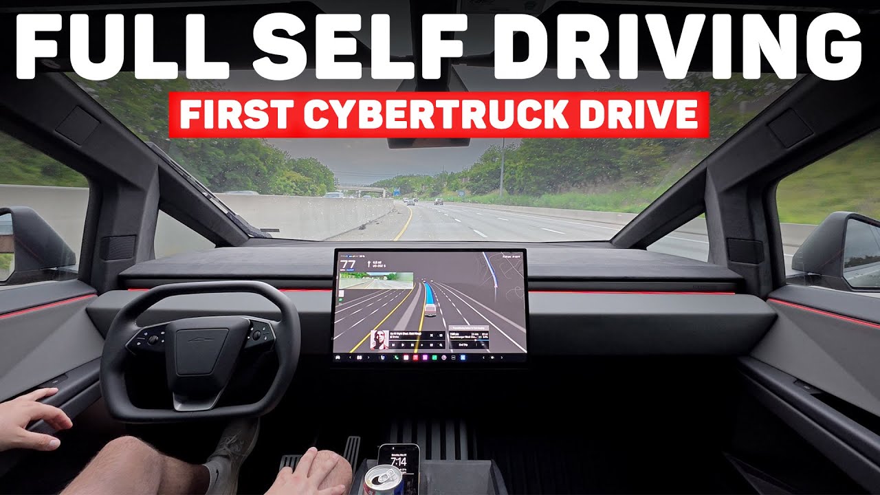 First FSD Test with the Cybertruck! - Here Are My Initial Problems (v13.2.9)